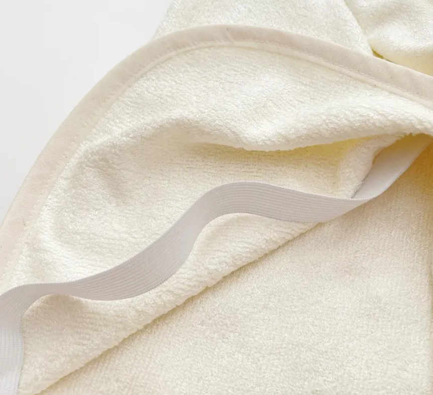 Capa de baño rizo bambú vichy antracita