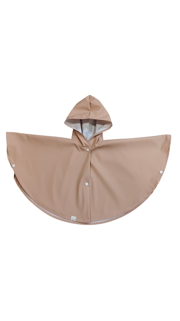Poncho impermeable para la lluvia salmón