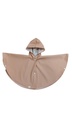 Poncho impermeable para la lluvia salmón