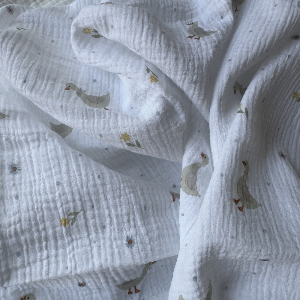 Sujeta chupetes Mamá pato - Rizado