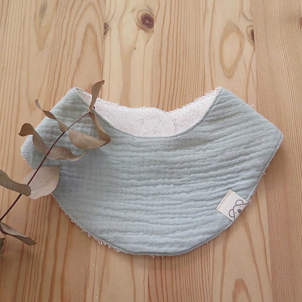 Bandana de rizo de bambú Verde