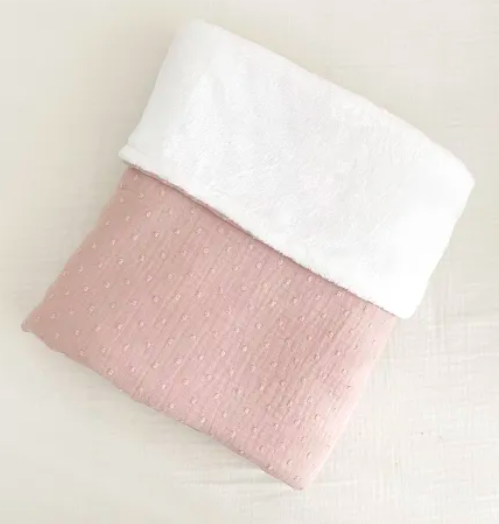 Manta polar Plumeti Rosa