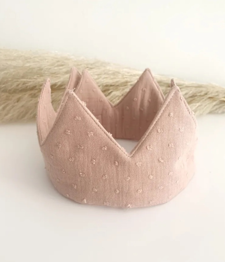 Corona infantil plumeti - rosa