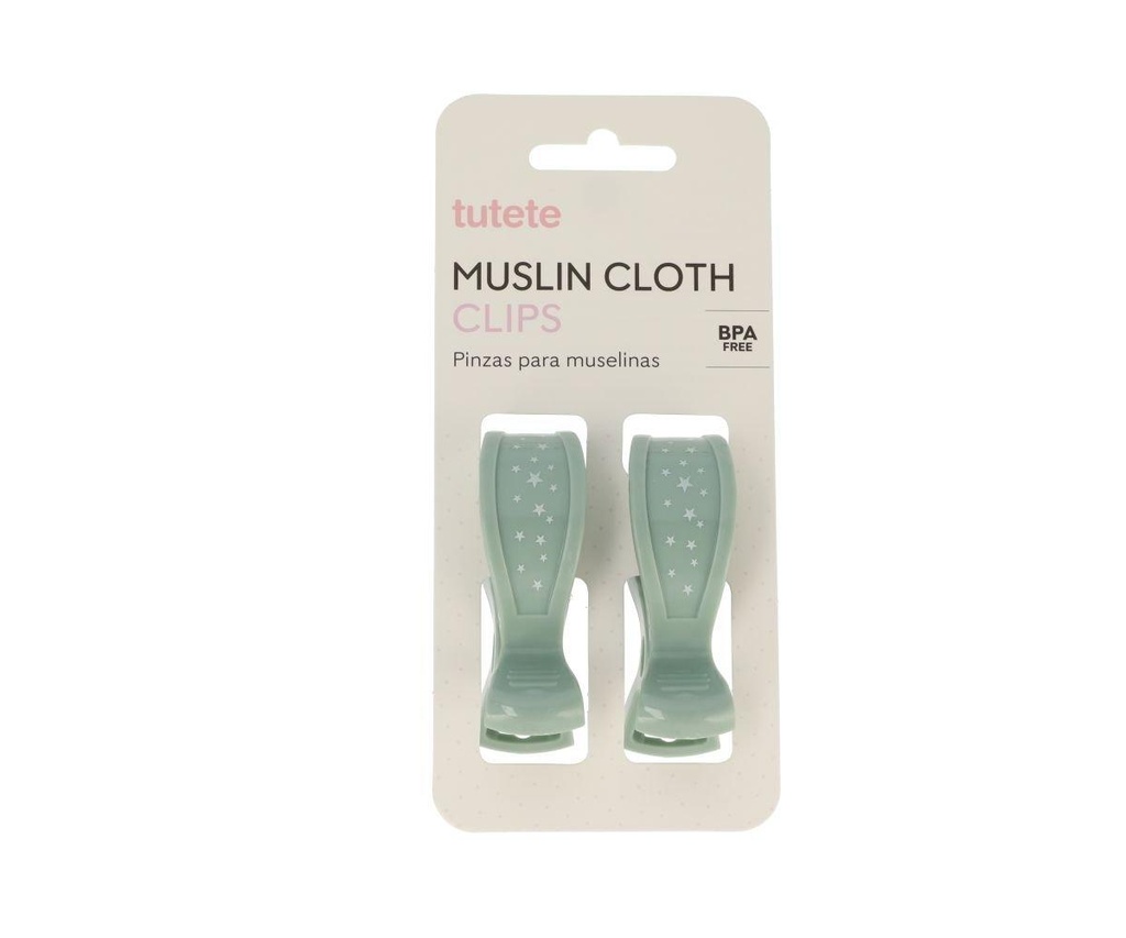 Pinza para sujetar muselinas sage