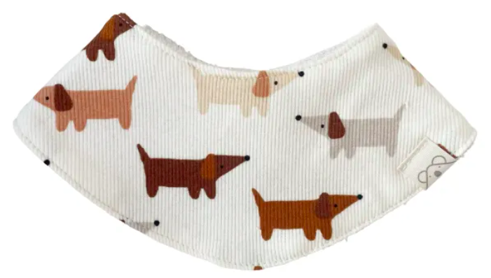 Bandana de rizo de bambú Hotdog