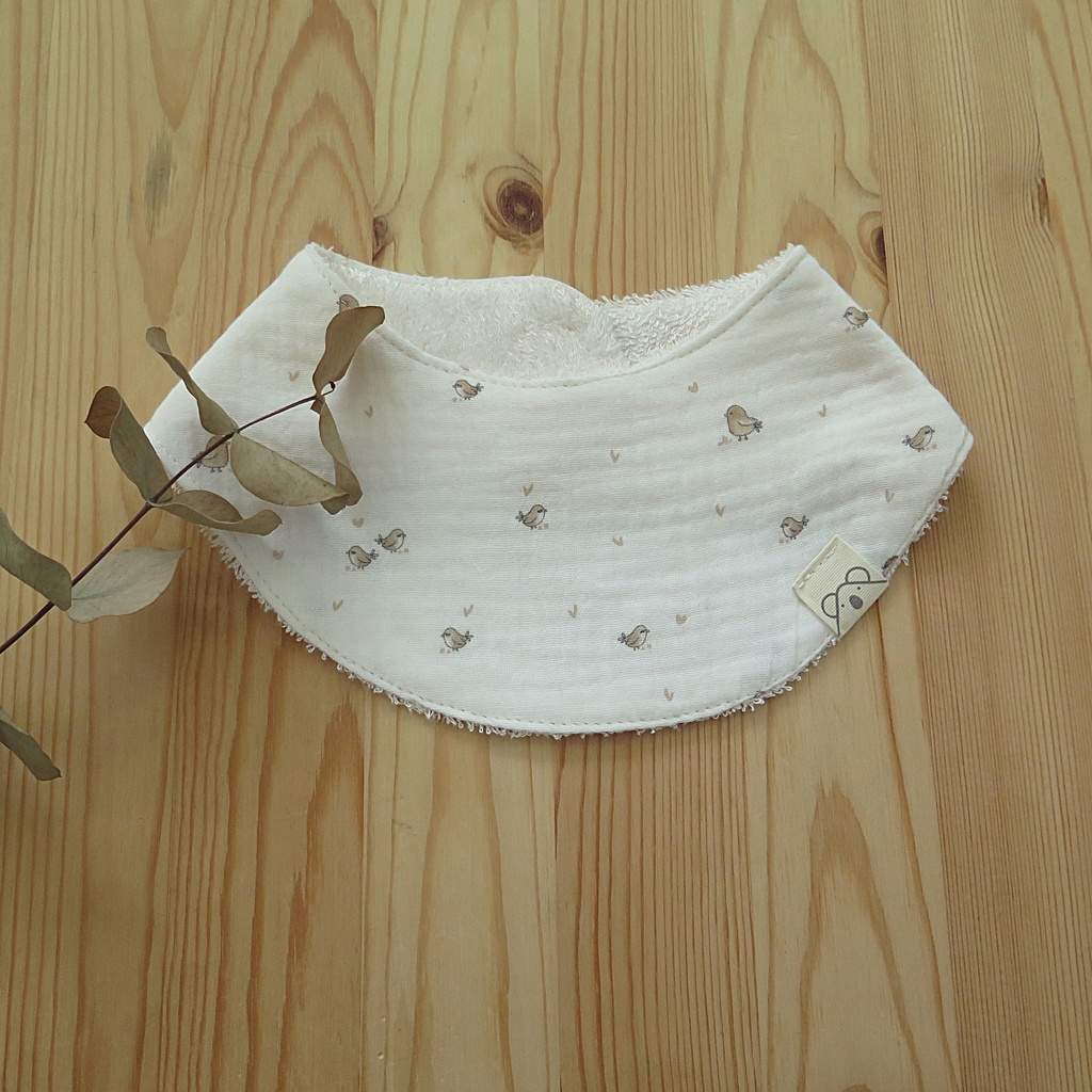 Bandana de rizo de bambú Birds