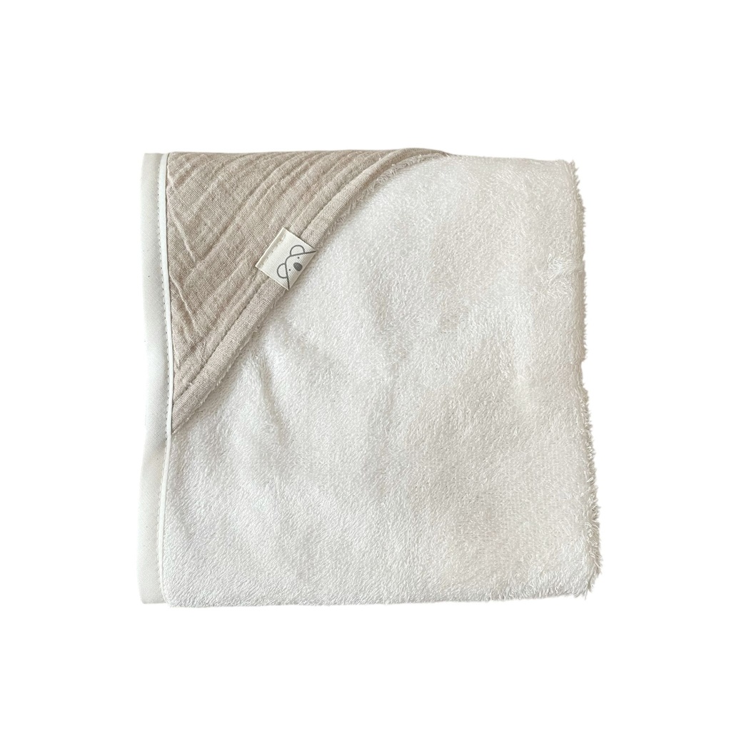 Capa de baño rizo bambú Camel