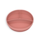 Plato con división Suavinex Rosa