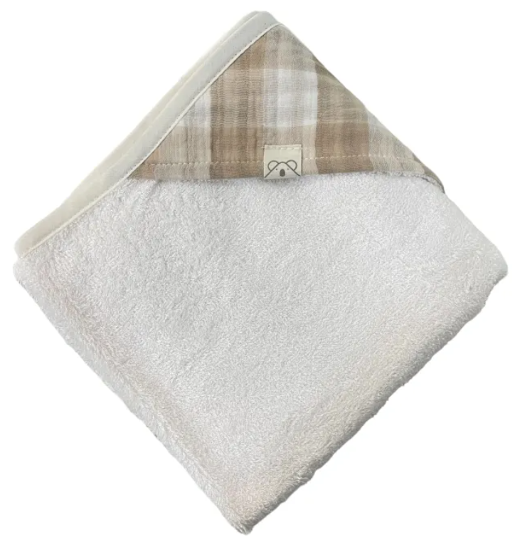 Capa de baño rizo bambú Vichy Reversible L