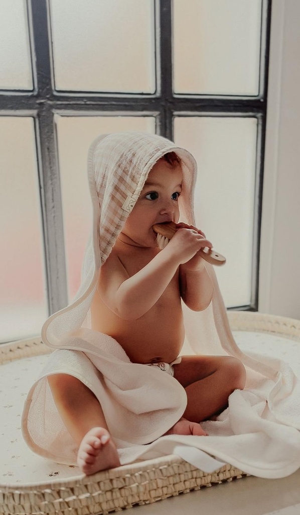Capa de baño rizo bambú Vichy Reversible S