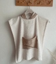 Poncho de baño algodón Camel