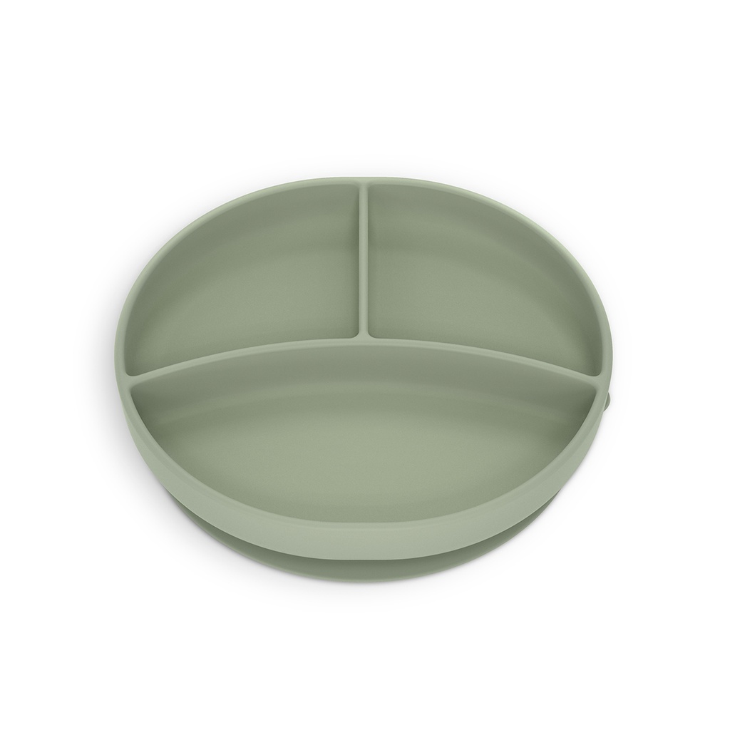 Plato con división Suavinex Verde