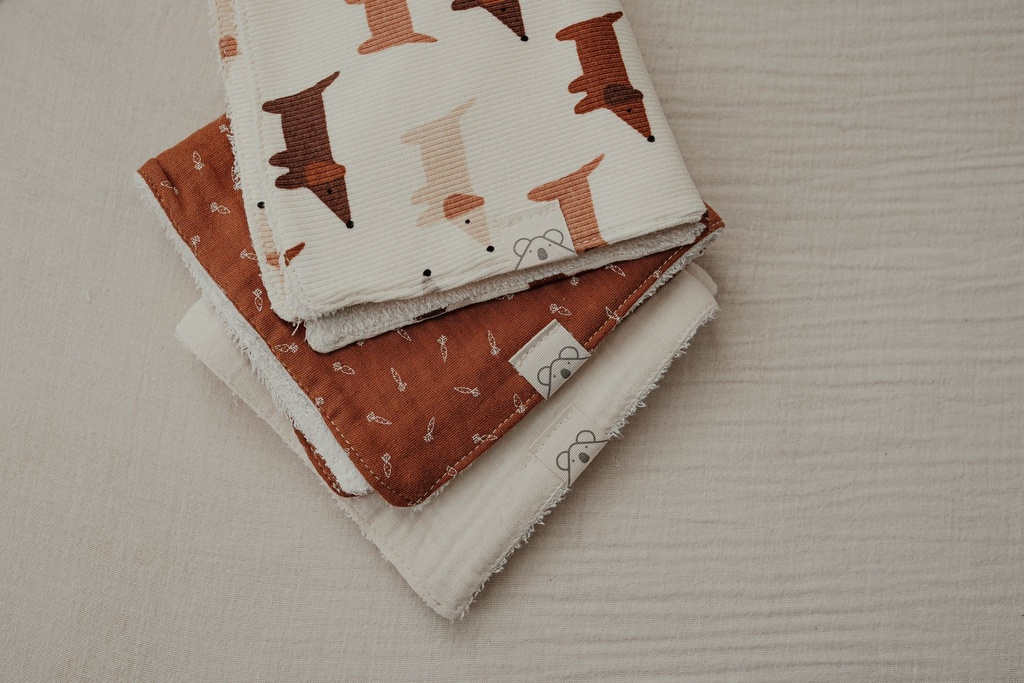 Pack 3 toallitas de lactancia Hotdog