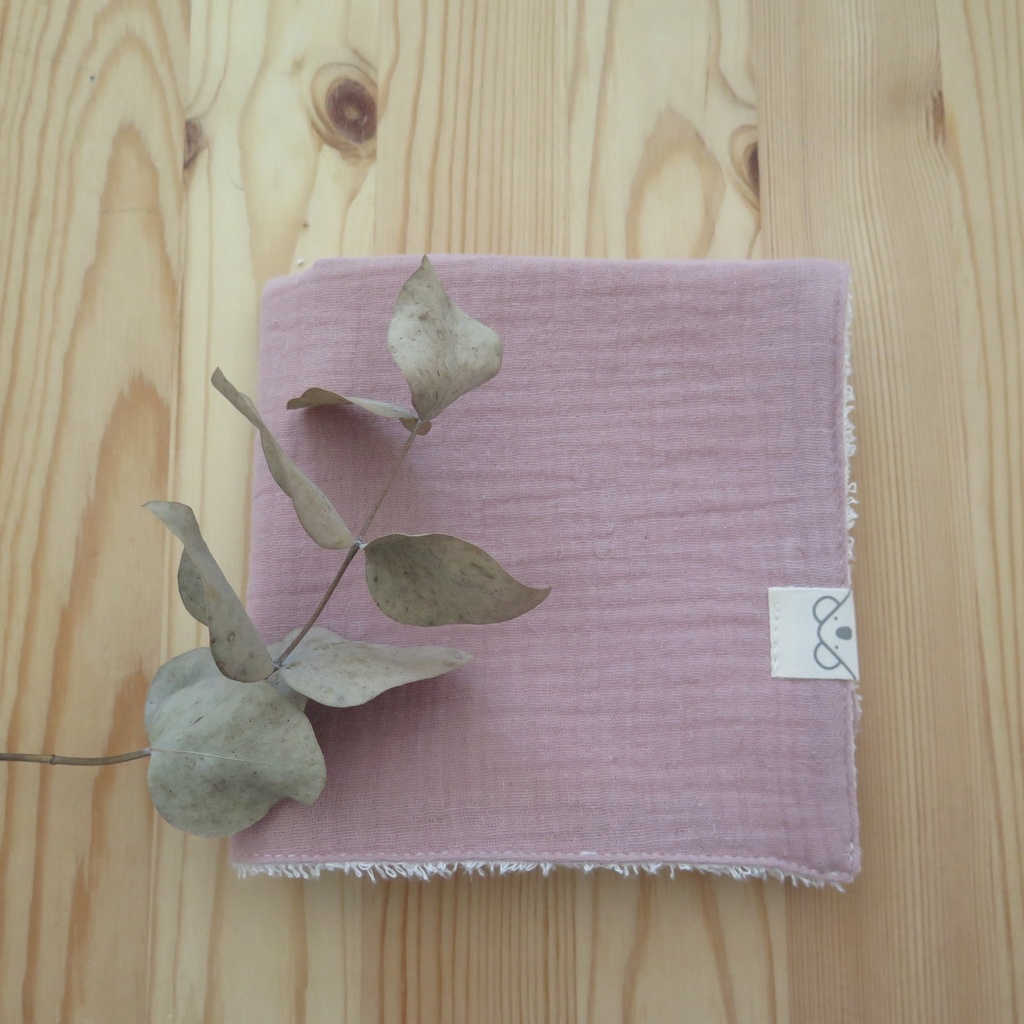 Toallita de lactancia Calado Rosa