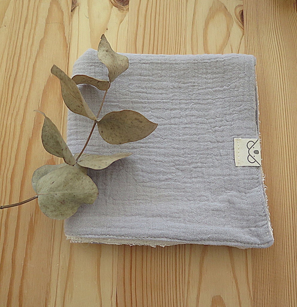 Toallita de lactancia Gris