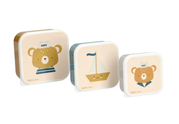 3 Fiambreras Simon Bear - Tutete