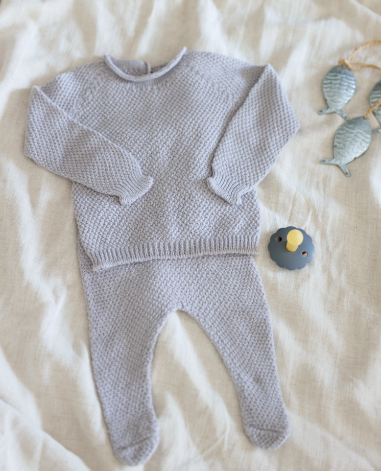 Conjunto Maui Gris Polaina - Mamitis