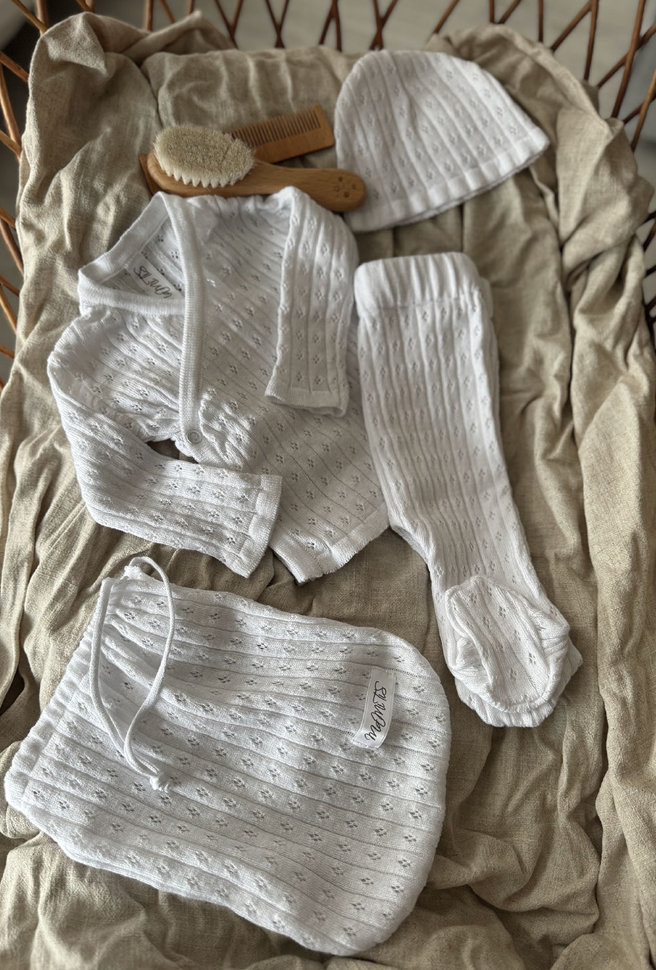 Conjunto Vintage Blanco - Mamitis