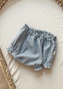 Braguita cubrepañal muselina vichy jean