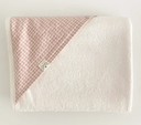 Capa de baño rizo bambú 100 x 100 Vichy Rosa
