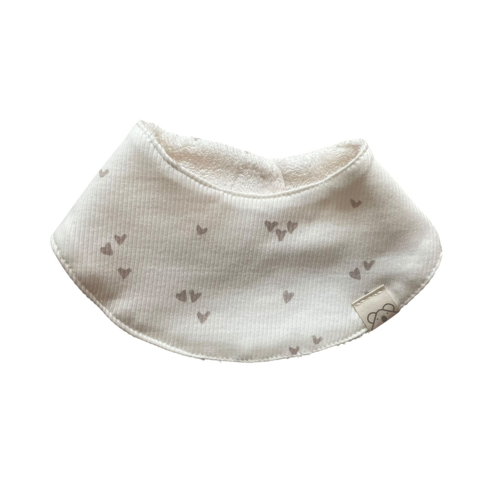 Bandana de rizo de bambú Corazones