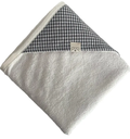 Capa de baño rizo bambú 100x100 Vichy Antracita