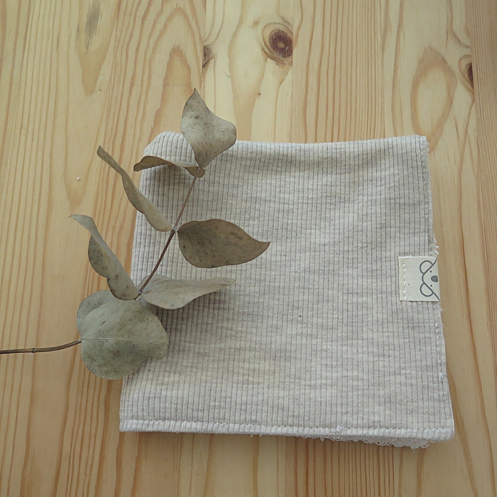 Toallita de lactancia Canalé beige