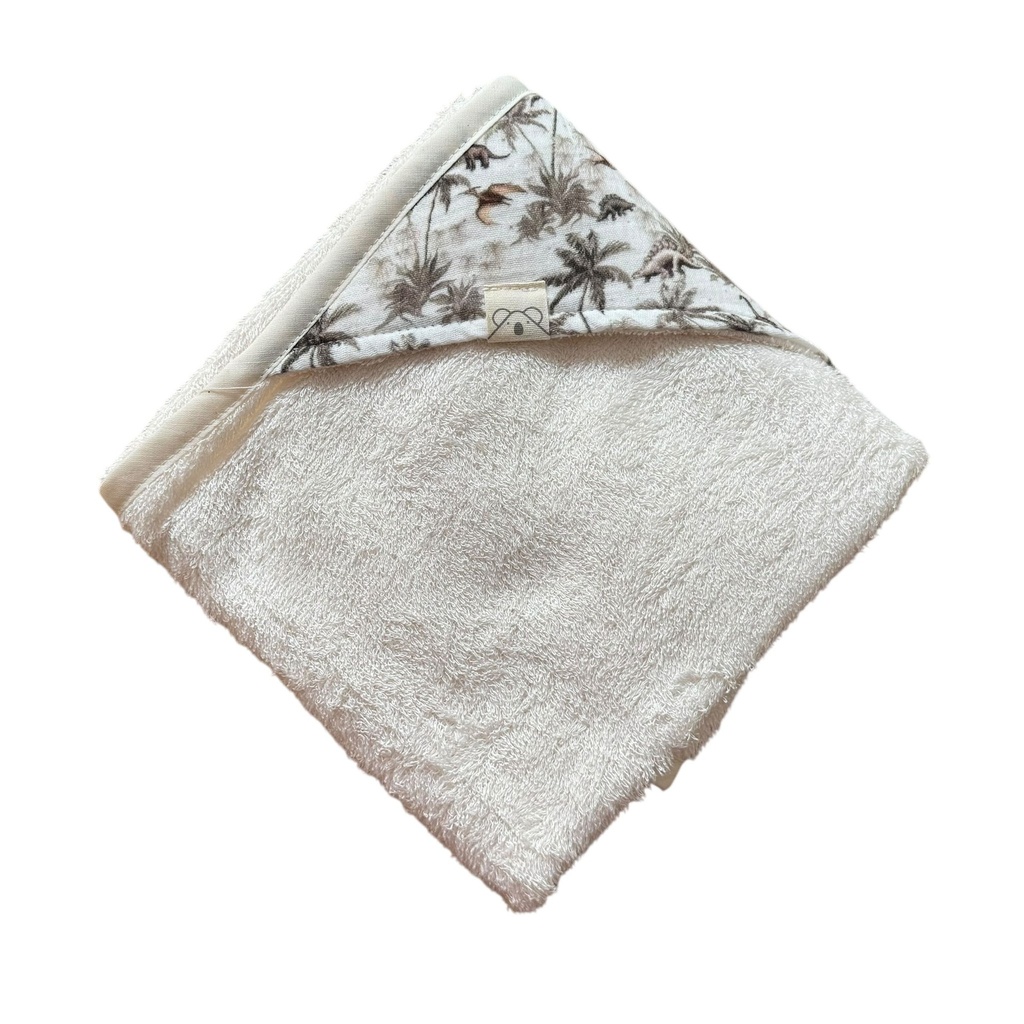 Capa de baño rizo bambú dinos