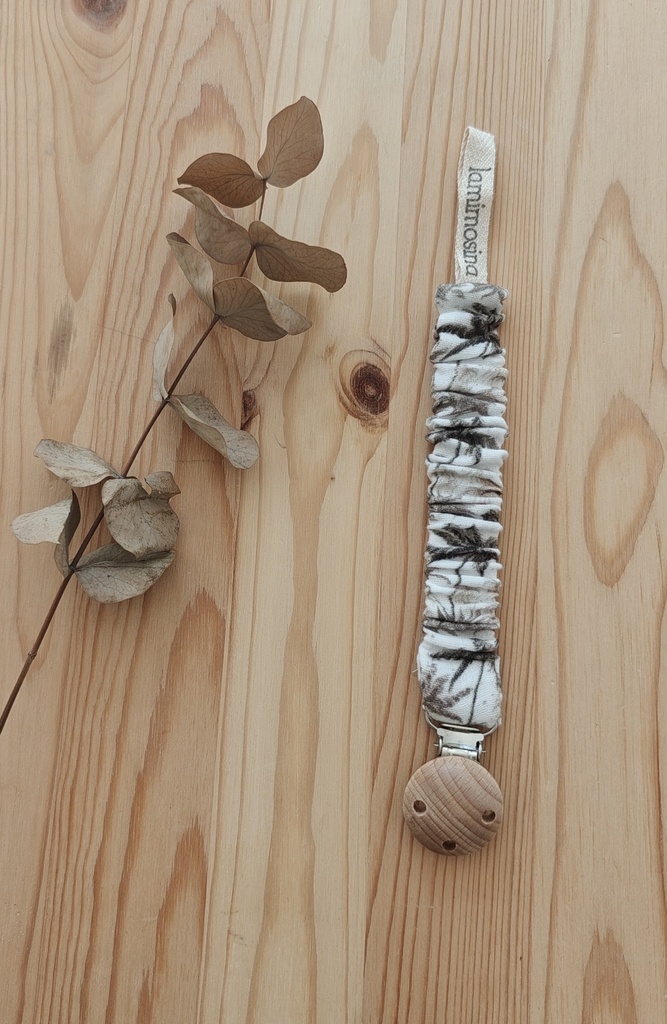 Sujeta chupetes Dinos - Rizado