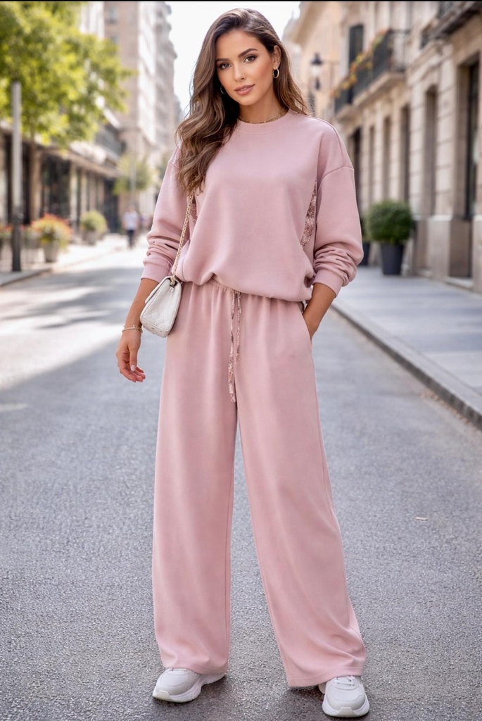 Chandal de maternidad para lactancia Rosa