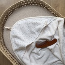 Capa de baño de bambú estrellitas