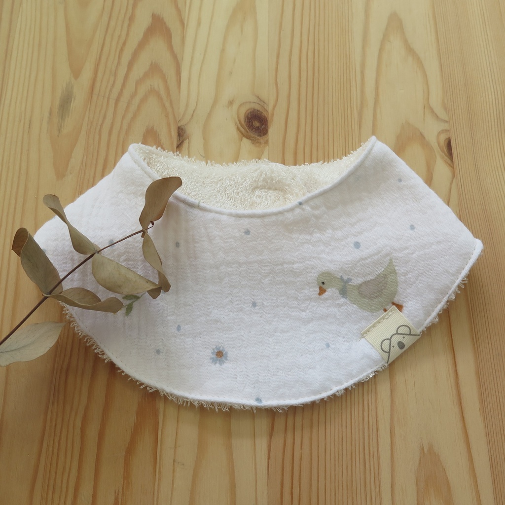 Bandana de rizo de bambú Pato