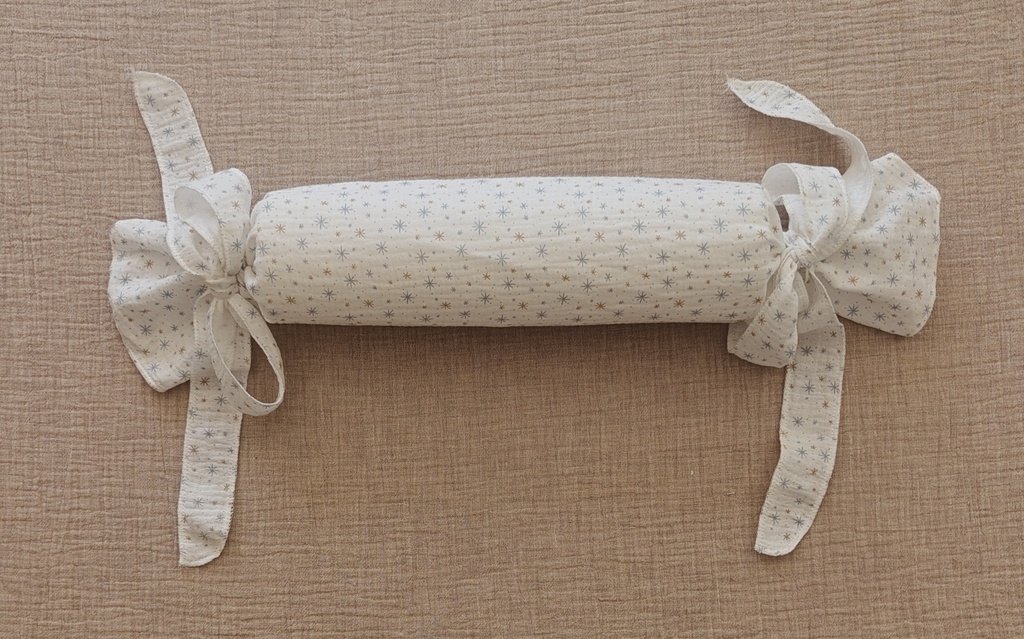 Rulo antivuelco muselina Estrellitas