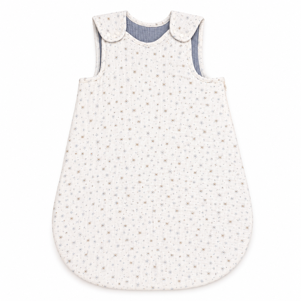 Saco invierno con cremallera estrellitas
