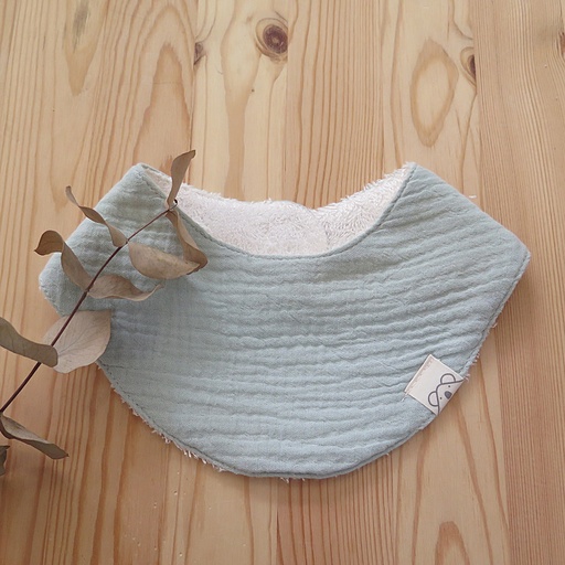 [20BS0505] Bandana de rizo de bambú Verde