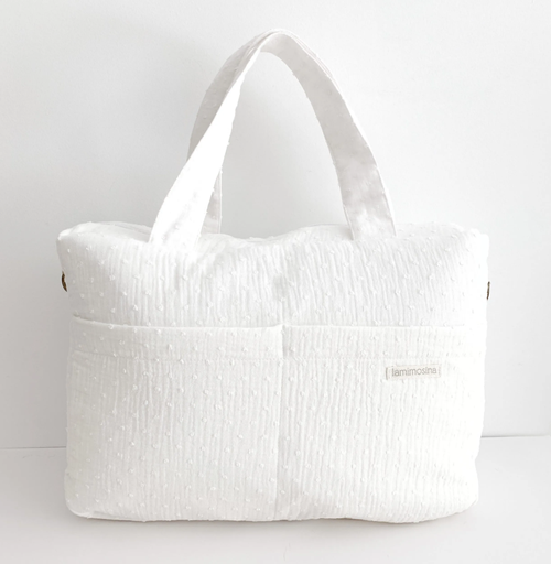 [36BS2901] Bolsa clínica Plumeti Blanco