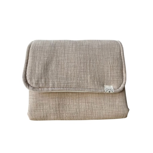 [32BS0202] Cambiador plegable doble gasa Camel