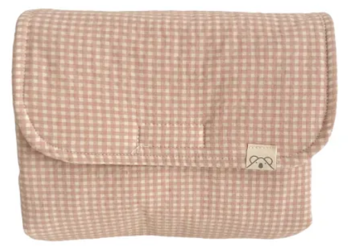 [32BS0303] Cambiador plegable Vichy Rosa
