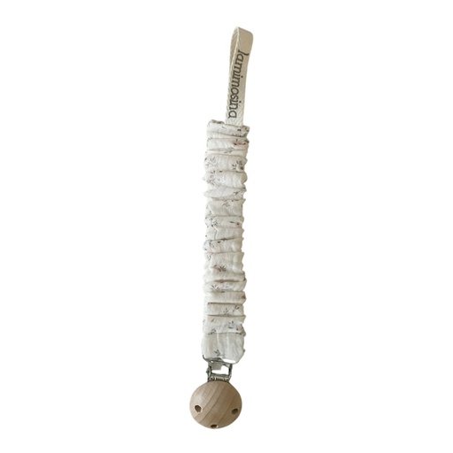 [25BS1707-R] Sujeta chupetes Clara - Rizado