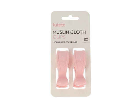 Pinza para sujetar muselinas Rosa