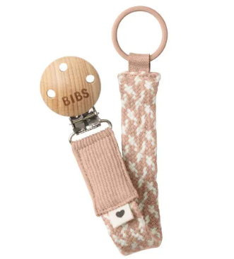 Sujeta chupetes Blush PACIFIER CLIP BIBS