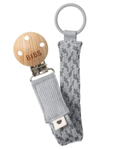 Sujeta chupetes Cloud / Iron PACIFIER CLIP BIBS
