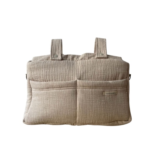 [37BS0202] Bolsa panera de paseo Camel