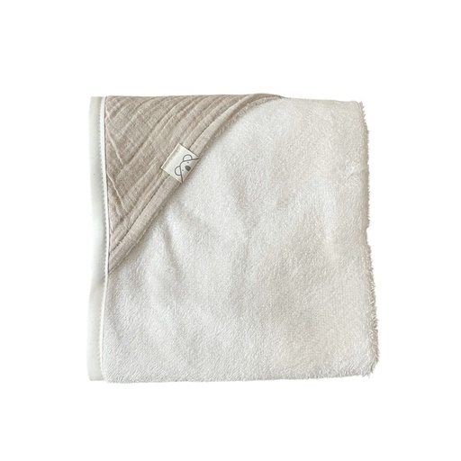 [13BS0202] Capa de baño rizo bambú Camel