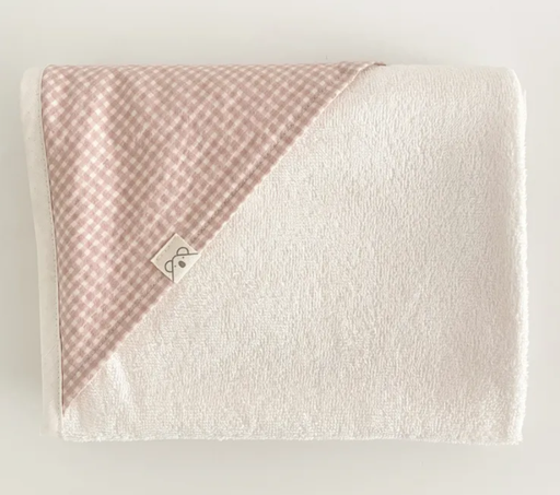 [13BS3203-XL] Capa de baño rizo bambú 100 x 100 Vichy Rosa