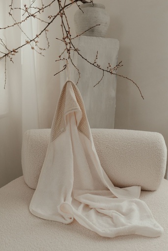 [13BS3204] Capa de baño de rizo de bambú Vichy Beige