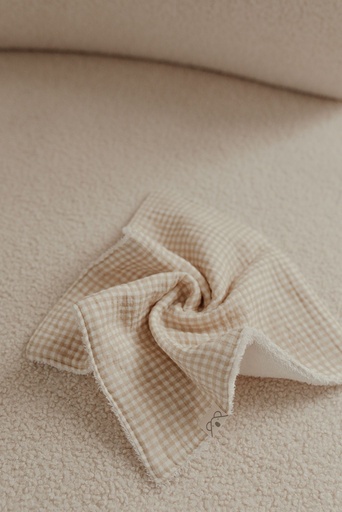 [48BS3204] Toallita de lactancia Vichy Beige