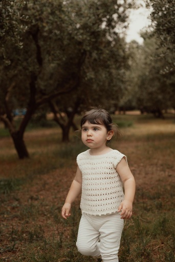 Pantalon legging canale beige