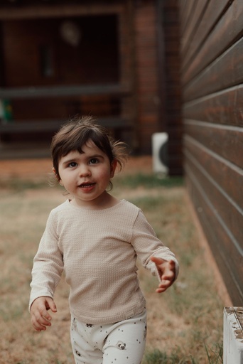 Camiseta manga larga caramelo