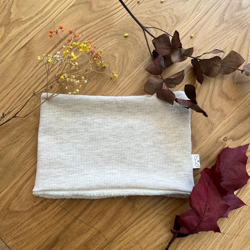 Cuello polar tipo Buff canale beige